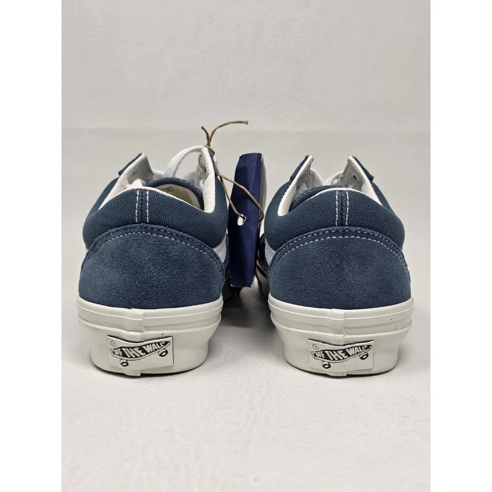 Vans Old Skool Deep Indigo Blue White VN000D7ZFOB Men's Size 5.5 Shoes New